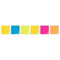 Miniatyrbild 2 av 3: Bloc-notes - POST-IT - Färger Rio - 76 x 76 mm - Paket med 6 - Super Sticky
