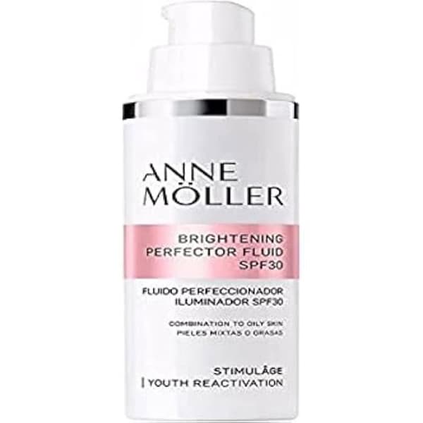 Brightening Perfecting Fluid - ANNE MOLLER - STIMULÂGE - SPF30 - 50 ml - Långvarig komfort
