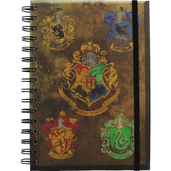 A5-anteckningsbok - Harry Potter - Hogwarts-tryck - Blandat - Barn - 14,8 x 21 cm