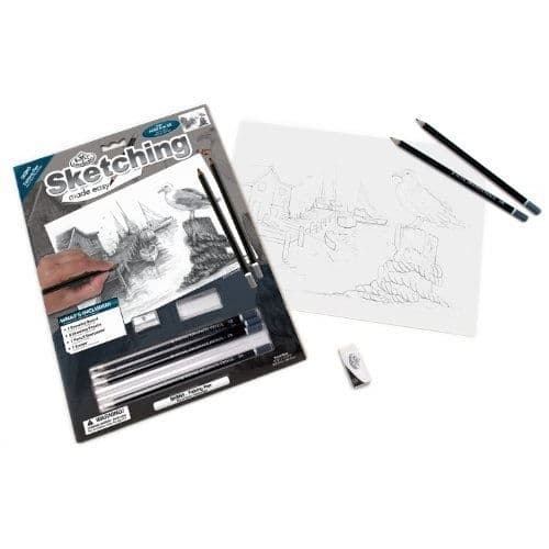 Croquis förenklad - ROYAL &amp; LANGNICKEL - SKBN5 - Storlek A4 - Blande - Fiskebrygga