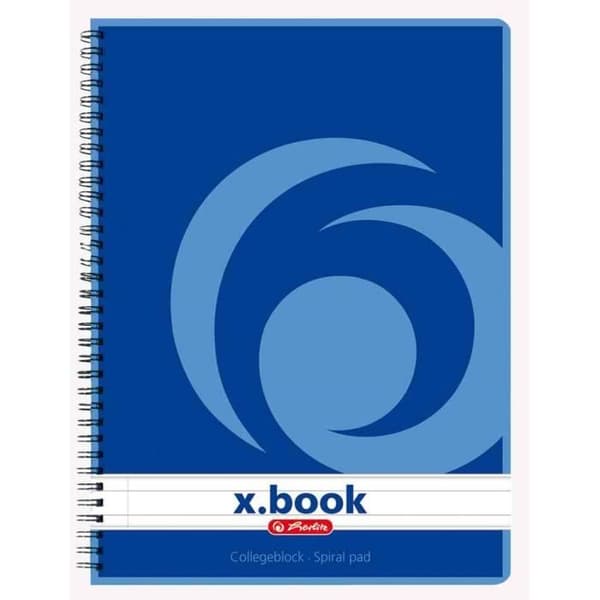 Carnet x.book A5, 80 sidor, rutat