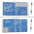 Miniatyrbillede 7 af 9: LEGO Notesbog Notesblok Firkantet Blå med Pen