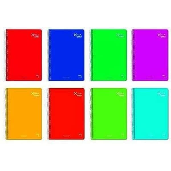 Notebook - PACSA - A4 - 80 sidor - 90 g/m² - En rad - 5 enheter