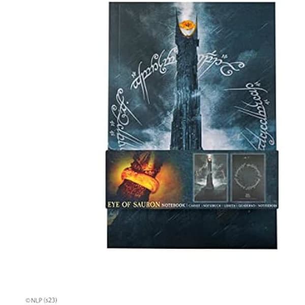 Carnet - CINEREPLICAS - Saurons öga - 120 sidor - 14.5 x 21 cm - Officiell licens