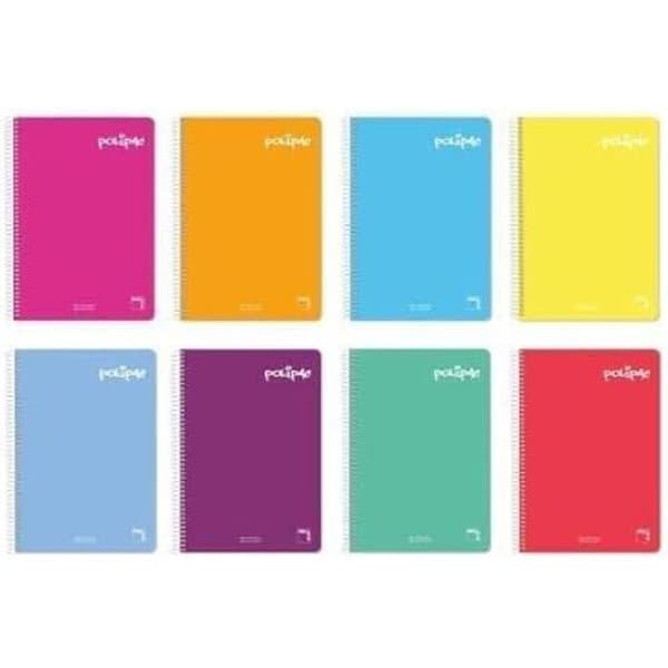Notebook - PACSA - Polipac - Flerfärgad - 80 paneler - A4-format (21x29,7 cm) - Blandat