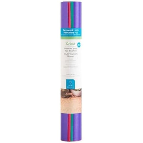 Permanent vinyl - CRICUT - Sampler 12"x24" - Strålande färger - 3/Pkg - Idealisk för dekorationer