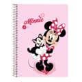 Miniatyrbillede 1 af 2: Ringbog Minnie Mouse Naive Pink 80 Ark