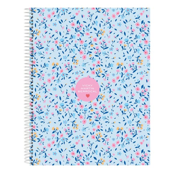 Notesbog Vicky Martín Berrocal Paraíso Blå Pink A4 120 Ark