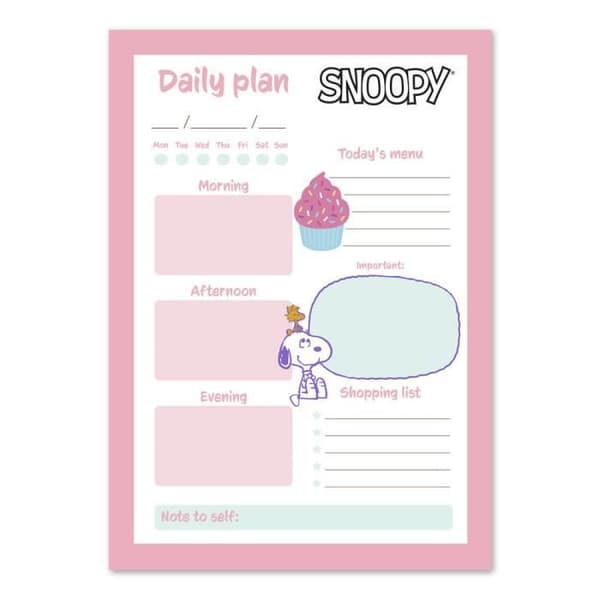 Snoopy Office-anteckningsblock