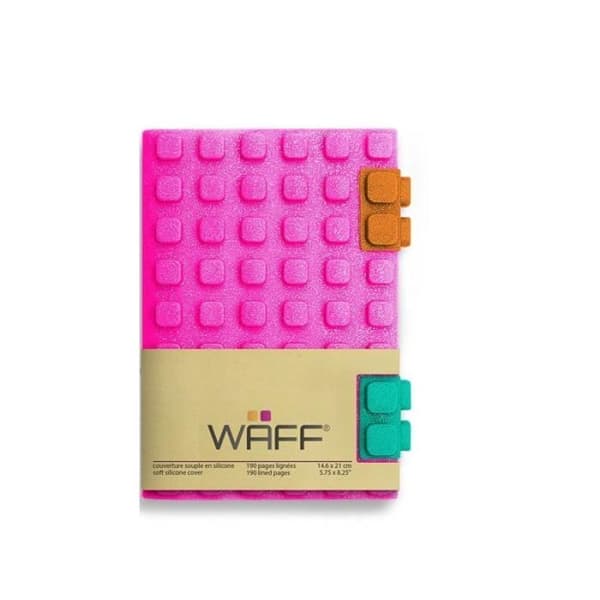 Kreativ journal - Aladine - Combo A5 - Glittrande rosa - 190 sidor - Mjuk omslag - 50 färgglada kuber