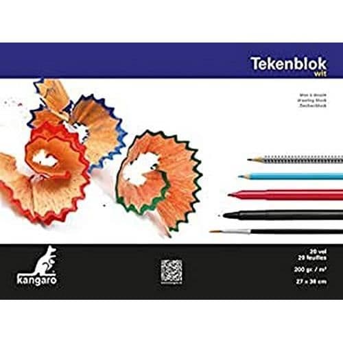 Kangaro ritblock 200 g 270 x 360 mm 20 ark