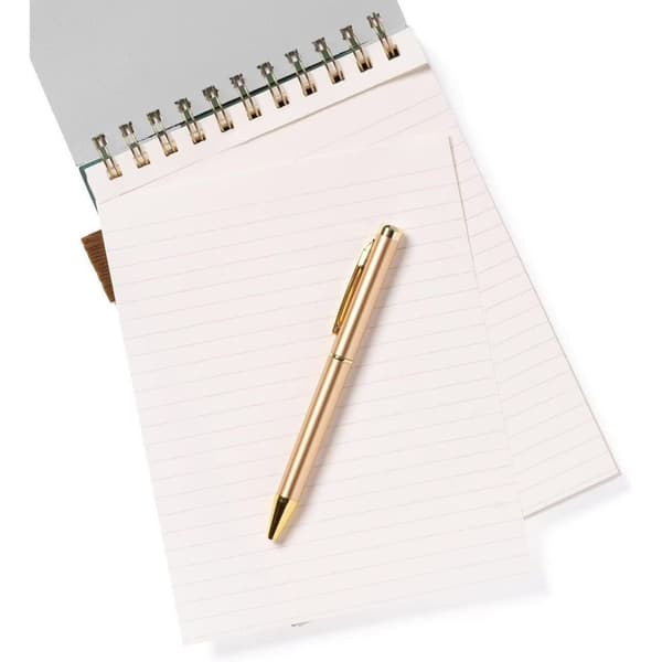 INF Hardcover A5 Spiral Notesbog med Pen, Tyk Linjeret Journal Notesbog