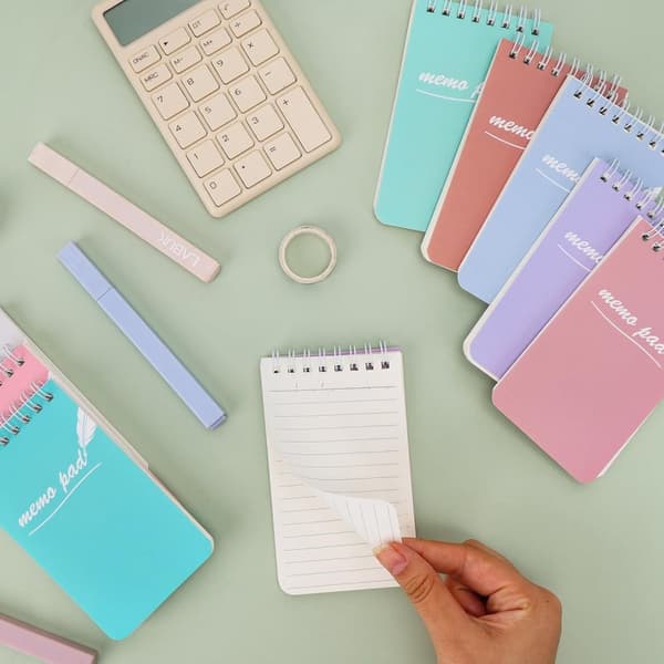 INF Mini Pocket Notebook Set - 9 stk.