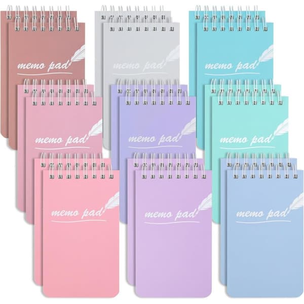 INF Mini Pocket Notebook Set - 9 stk.