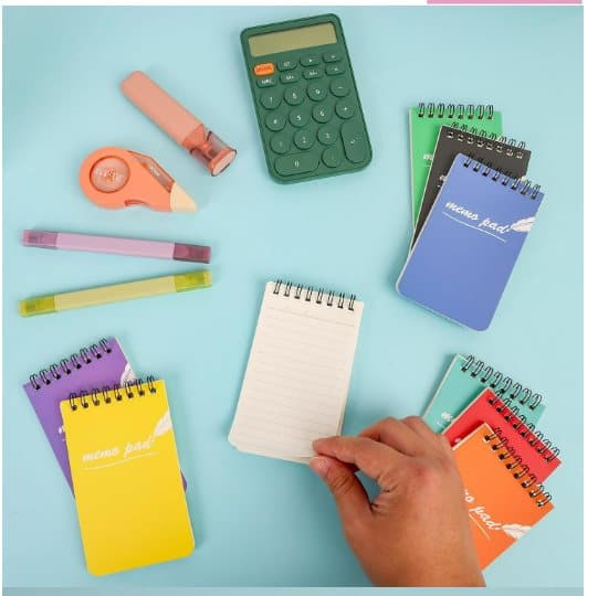 INF Mini Pocket Notebook Set - 9 stk.