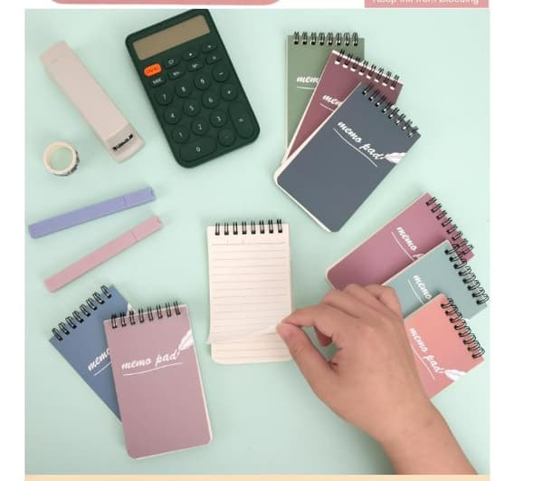 INF Mini Pocket Notebook Set - 9 stk.