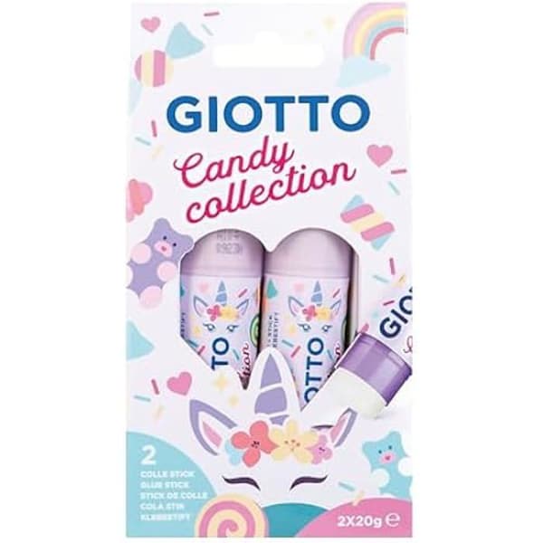 Colle - GIOTTO - Godissamling - Blister 2 stänger à 20g - Utan lösningsmedel - Lätt att rengöra