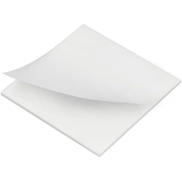 Klistret anteckningsblock - Q-CONNECT - Transparent - 50 blad - 76 x 76 mm - Vit