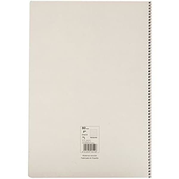 Skrivblock med spiral - PACSA - Modell 16419 - 80 sidor - Folioformat - Vikt 60 g