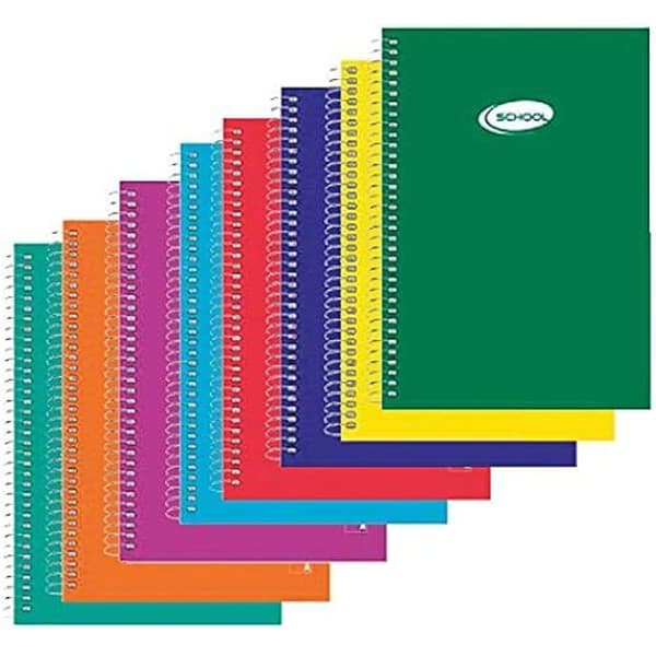 Skrivblock med spiral - PACSA - Modell 16419 - 80 sidor - Folioformat - Vikt 60 g