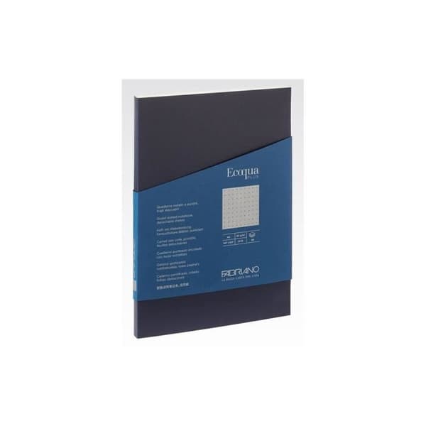 Notebook - FABRIANO - EcoQuaPlus-Points-A5 - 90gsm - 90fls - Limmad baksida - Mörkblå