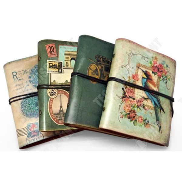 TD® Vintage Notebook/ Dagbokspärm Anteckningsblock/Syntetläder/ Polyuretan Kraftpappersark/ Kreativ skissbok