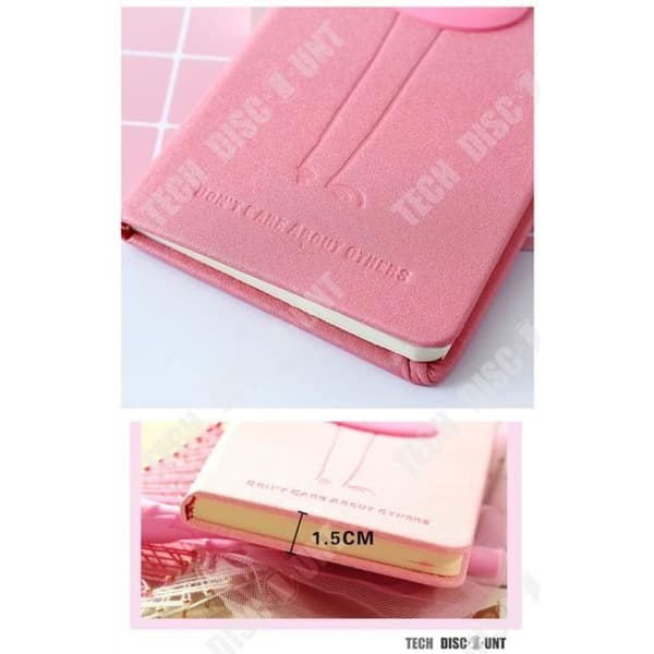 TD® Anteckningsblock rosa flamingo barn penna anteckningsbok ritning musik fritid kreativ dagbok flicka skriva anteckningsbok kontorsmemo