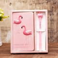 Miniatyrbild 2 av 4: TD® Anteckningsblock rosa flamingo barn penna anteckningsbok ritning musik fritid kreativ dagbok flicka skriva anteckningsbok kontorsmemo
