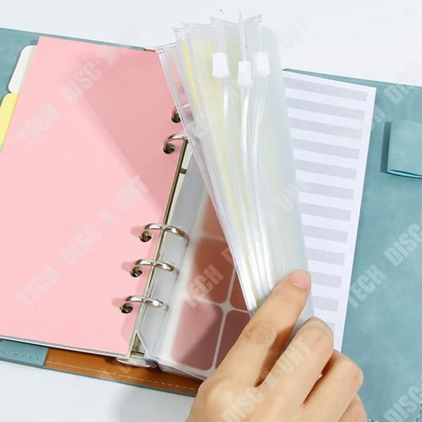 TD® Lösblad Business Notebook Mötesmapp Anteckningsblock Spänne Kontorspapper Dagbok Tejp Klibblappar