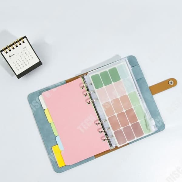 TD® Lösblad Business Notebook Mötesmapp Anteckningsblock Spänne Kontorspapper Dagbok Tejp Klibblappar