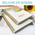 Miniatyrbild 3 av 4: TD Notebook 21,5 × 15,3 cm 80 g/m² 150 sidor 75 ark miljövänliga A5 tjocka spiralanteckningsböcker för reseskolakontor