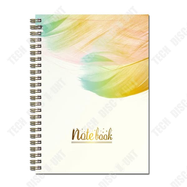 TD Notebook 21,5 × 15,3 cm 80 g/m² 150 sidor 75 ark miljövänliga A5 tjocka spiralanteckningsböcker för reseskolakontor