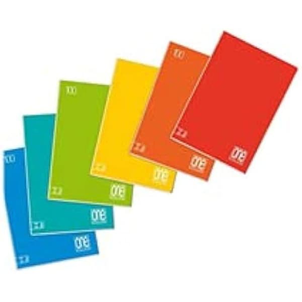 Carnet A4 Maxi Blasetti - Ränder 0C med marginaler - Set om 10