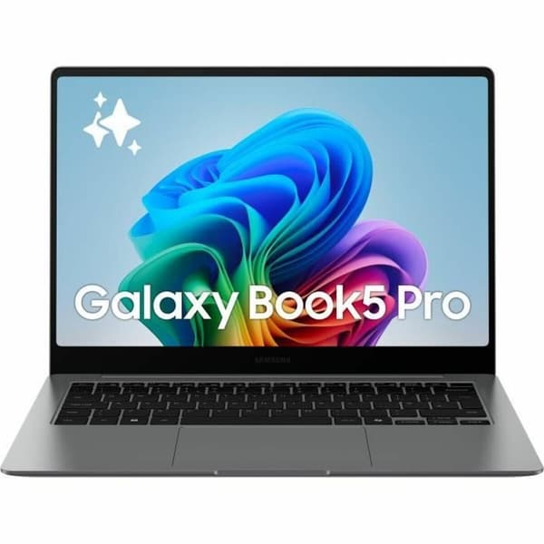 Bärbar dator Samsung GALAXY BOOK5 PRO 14" intel core ultra 7 256V 16 GB RAM 512 GB SSD Grå