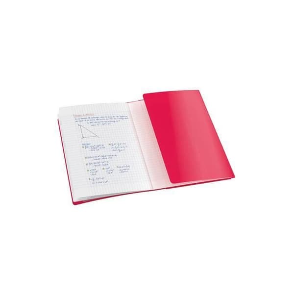 10-pack Easybook häftade skrivblock 24x32cm 48 sidor stora rutor 90g Slumptal färger