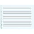 Miniatyrbild 2 av 2: Musikmatta - LIDERPAPEL - Bloc av LED Musik Pentagram - 20 Ark - 100G/M2 - 3mm