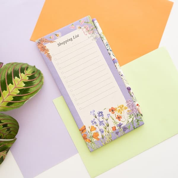 Wild Flowers magnetic notepads