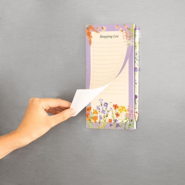 Wild Flowers magnetic notepads
