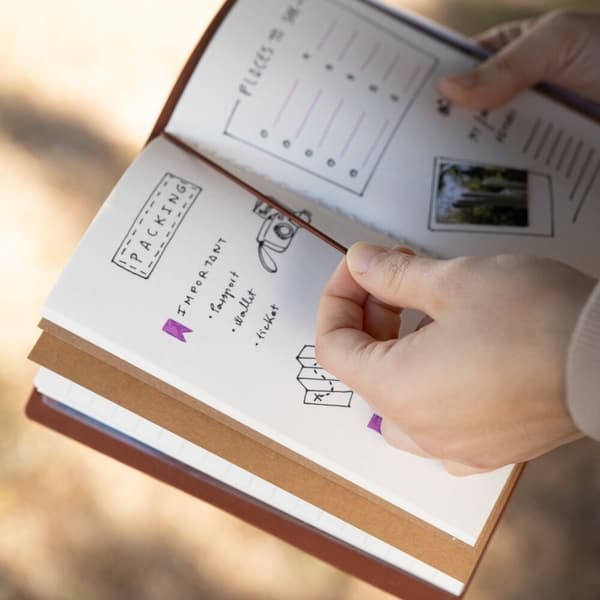 Real Madrid travel notebook