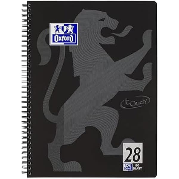 Cahier A4 - OXFORD - Touch - 80 ark - Rutnät - Mjuk omslag