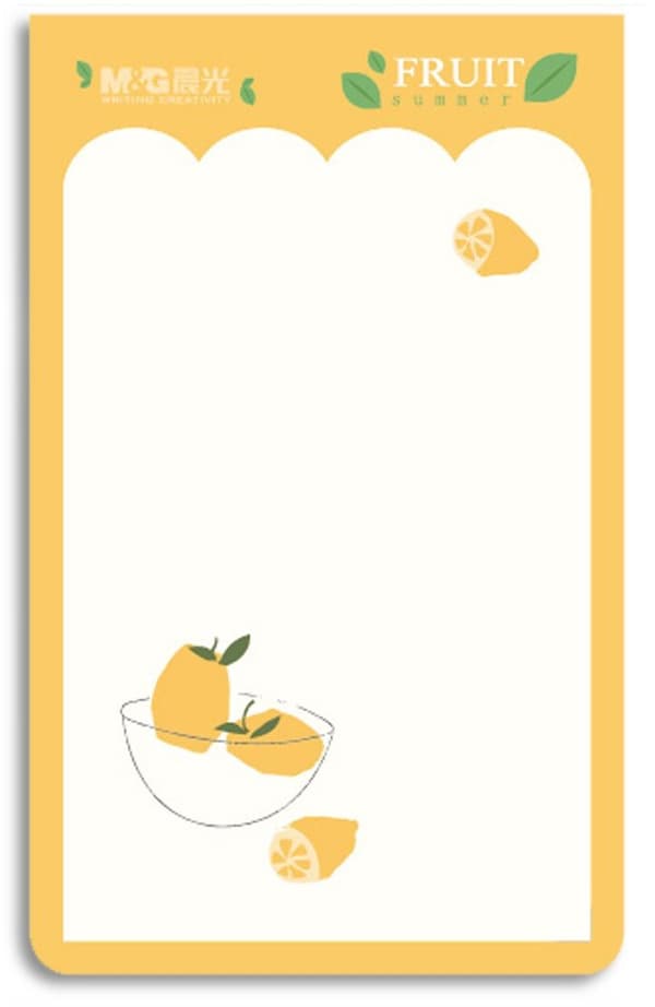 Sticky Notes 76x51 MG Frukt