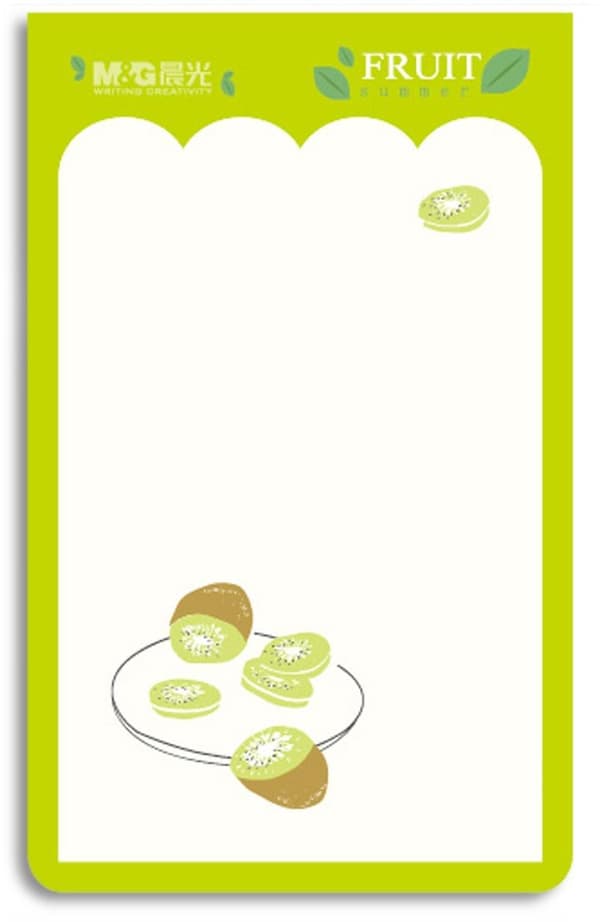 Sticky Notes 76x51 MG Frukt
