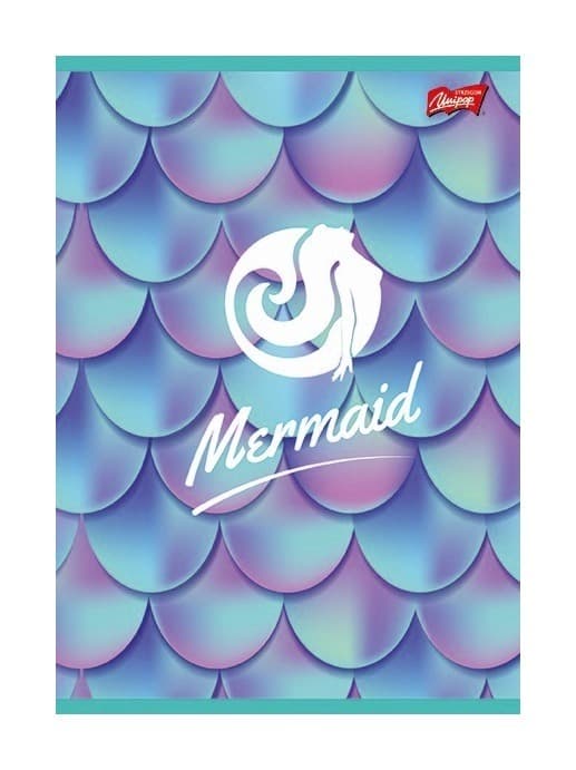 Muistikirja A5 16k grid Mermaid Unipap