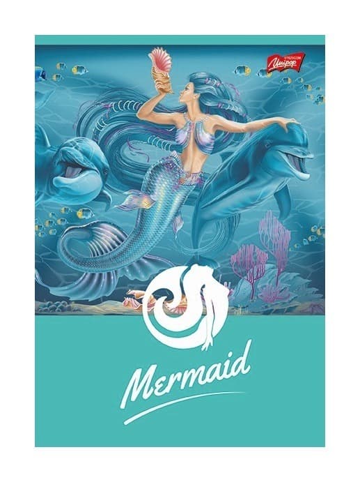 Muistikirja A5 16k grid Mermaid Unipap