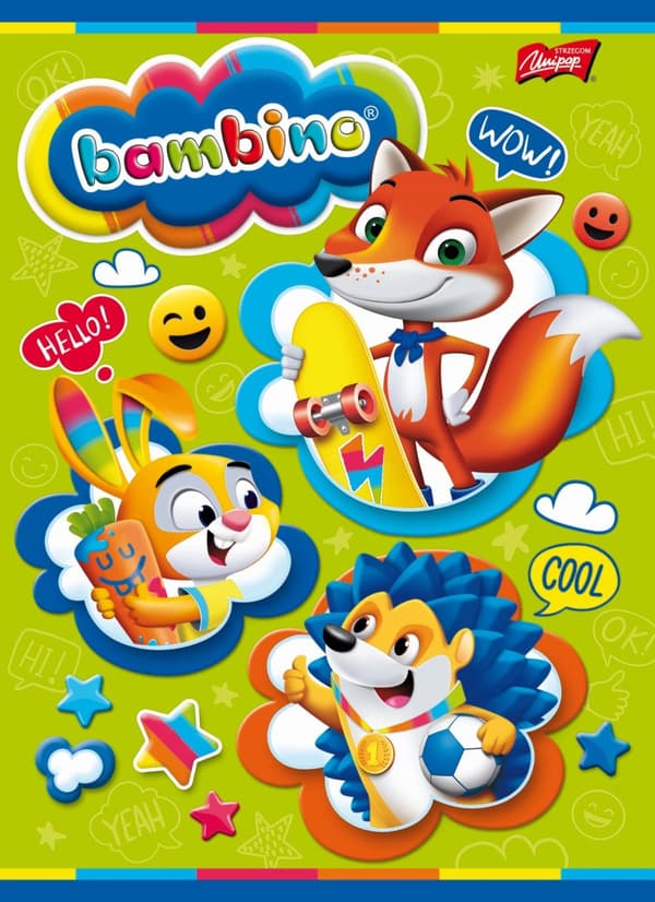 Notebook A5 16k smal linje Bambino nr. 1796
