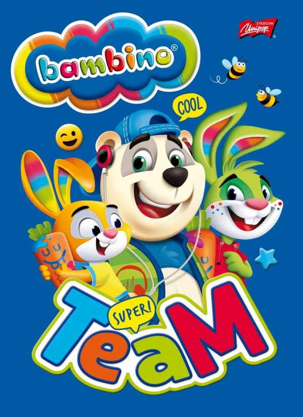 Notebook A5 16k smal linje Bambino nr. 1796