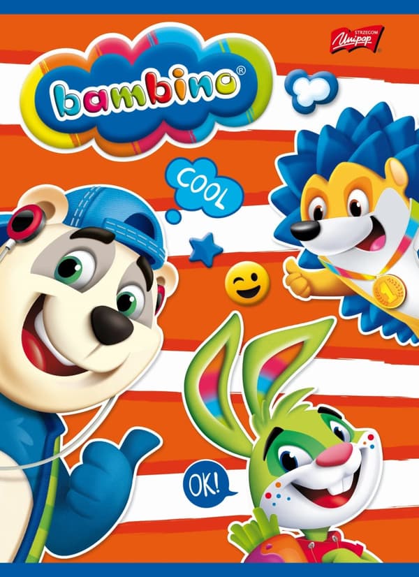 Notebook A5 16k smal linje Bambino nr. 1796
