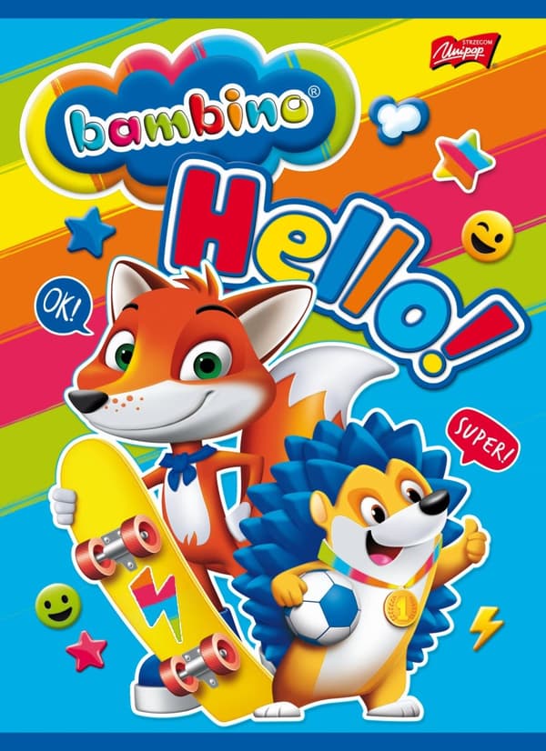 Notebook A5 16k smal linje Bambino nr. 1796