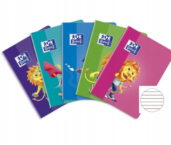 Notebook A5 16k dobbeltline 90g Oxford Lew 3860