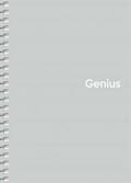 Miniatyrbillede 3 af 4: Genius Mini A6 spiral notesbog 80k firkantet